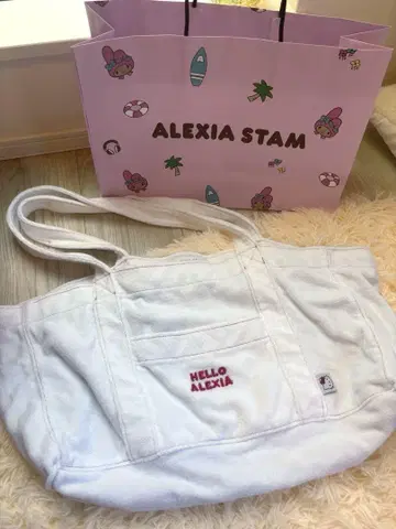 Sanrio x ALEXIA STAM_ 토트 백 키티