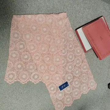 핑크 레이스 기모노 숄 M 사이즈