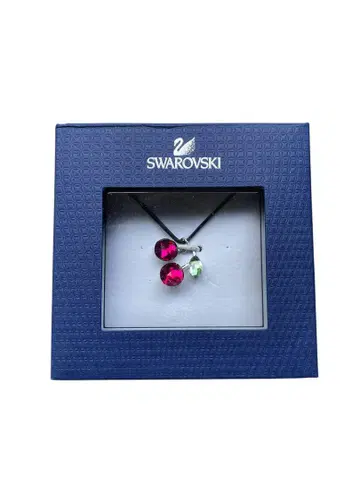 SWAROVSKI 스와로브스키 체리 목걸이 체리