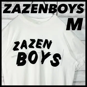 3484 ZAZENBOYS 밴딩 T 젠젠보이즈 무카이 히데토쿠 M 사이즈