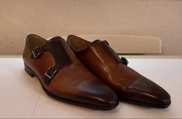 새상품급 MAGNANNI 마그나니 18889 더블 몽크 브라운 43