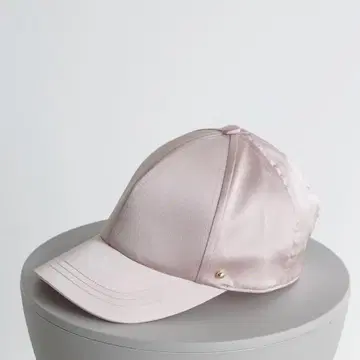 pois 포아 새틴 핑크 캡
