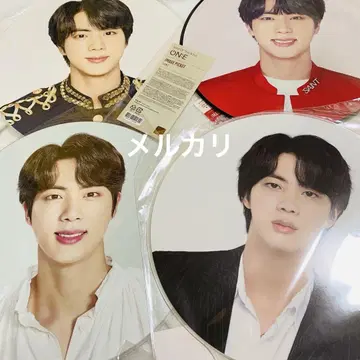 BTS JIN 진 IMAGE PICKET 부채 4장 세트