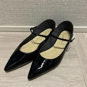 LE TALON 블랙 스틸레토 신발 25cm