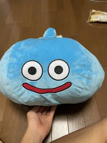 파란색 슬라임 봉제 인형 약 30cm