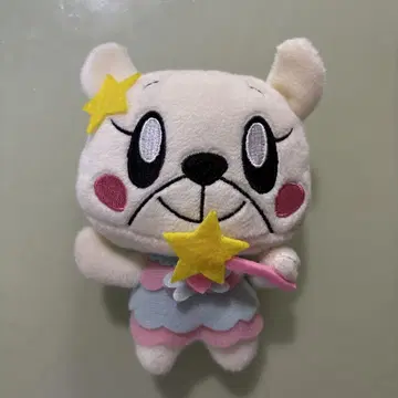 오모리 야스코 곰 봉제 인형 별 모양 지팡이 포함