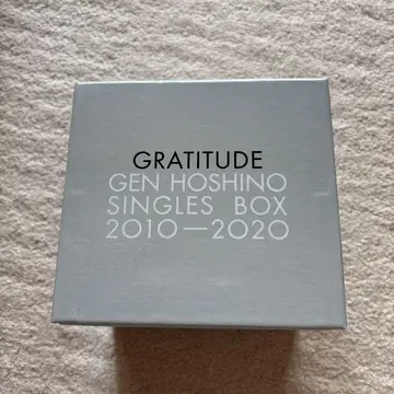 호시노 겐 GRATITUDE SINGLES BOX 2010-2020