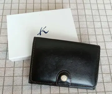 키타무라 가죽 블랙 명함지갑