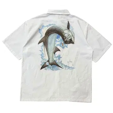 GUY HARVEY 가이 하비 반팔 셔츠 물고기 낚시