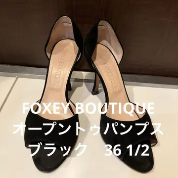 새상품급 폭시 FOXEY 프린세스 힐 펌프스 361/2 블랙