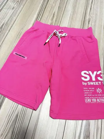 SY32 by SWEET YEARS 핑크 숏팬츠 사이즈 L 남성용