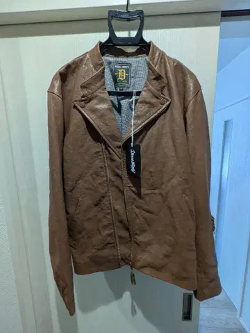 DH-RIDERS LEATHER JACKET 브라운 L 사이즈
