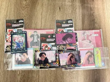 단다단 제일복권 E상 아크릴 스탠드 F상 스티커 100엔샵 클리어 카드
