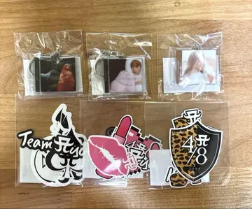 하마사키 아유미 스크래치 CD 자켓 아크릴 키링 스티커 3종