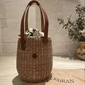CLEDARAN 바스켓백 베이지