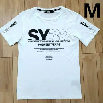 새상품급 Y32 by SWEET YEARS 화이트 화이트 티셔츠 M