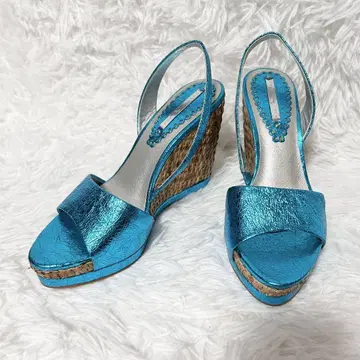 MAKI UEHARA 웨지솔 에스파드리유 샌들 24