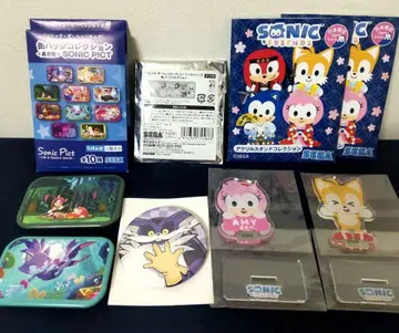소닉 SEGA 캔뱃지 아크릴 스탠드 묶음 판매