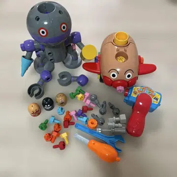 호빵맨 바이킹맨 DIY 완구 부품 다수