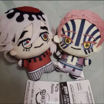귀멸의 칼날 SD 인형 5 봉제 인형 마스코트 2종 세트