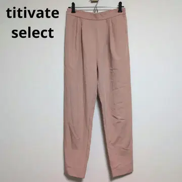 titivate select 캐주얼 팬츠 허리 밴딩 심플 [M]