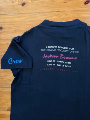 Jackson Browne Crew 티셔츠
