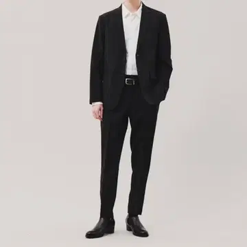 tk.TAKEO KIKUCHI 비즈니스 캐주얼 셋업 블랙 L