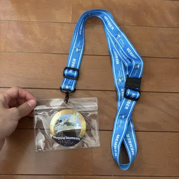 디즈니 크루즈 라인 멤버 스트랩 캔뱃지