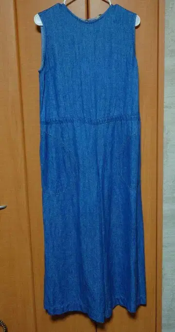 45r 데님 올인원 린넨 100% size2
