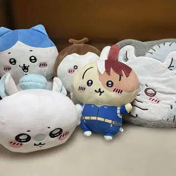 치이카와 (먼작귀) BIG 봉제 인형 쿠션 5종 세트