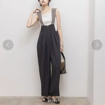 새상품급 Eimee LAW 턱 릴랙스 살로펫 블랙 올인원