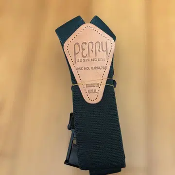 미국제 PERRY 서스펜더 다크 그린