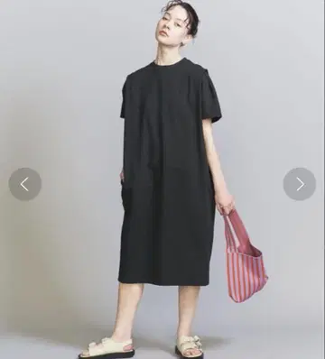 뷰티 유스 유나이티드 애로우즈 턱 숏 슬리브 반팔 원피스