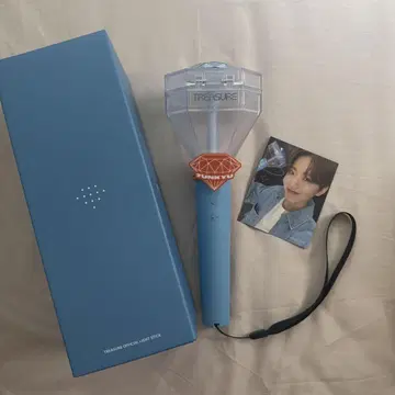 TREASURE 공식 응원봉 준 트레이딩 카드 머리끈 포함