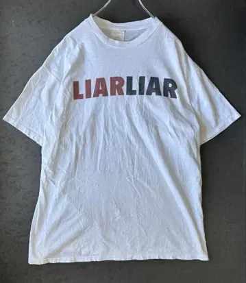 90s LIAR LIAR TRUST ME 영화 프로모션 티셔츠