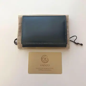 간조 GANZO AVON 명함지갑 브리티시 그린