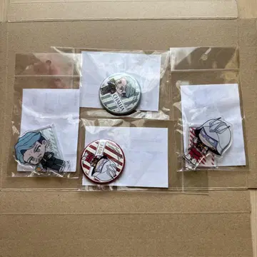 건담 and ST 지크 액스 샤리아 샤아 아크릴 스탠드 캔뱃지