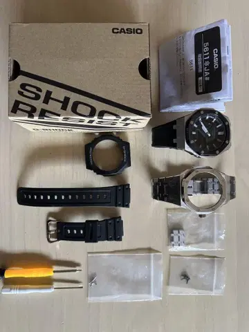 G-SHOCK GA-2100 증정품 포함 오크 커스텀