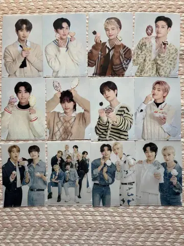 Stray Kids 아이돌 미니 클리어 파일 12장 세트