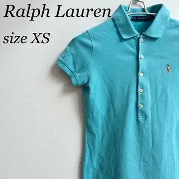 Ralph Lauren 반팔 피케 셔츠 스카이블루 XS 골프 스포츠