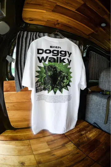 Enth. Doggy Walky 티셔츠 XL