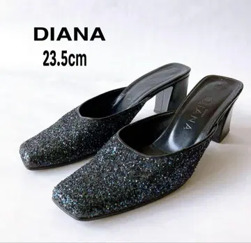 Diana 샌들 뮬 글리터 스팽글 23.5