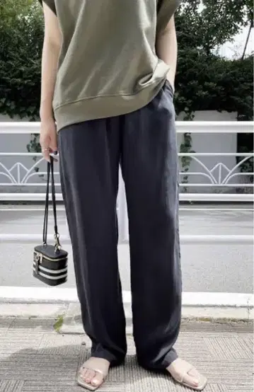 Spick & Span 피브리 릴랙스 팬츠 38