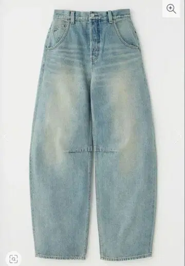 moussy 드롭 웨이스트 커브 스트레이트