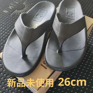 미사용 새상품 ISLAND SLIPPER 블랙 EV 플립플랍 26cm
