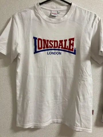 LONSDALE 플로키 로고 티셔츠 [ 화이트 ] LONSDALE