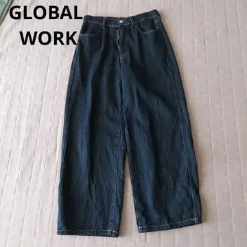 GLOBAL WORK 데님 팬츠 스트레이트