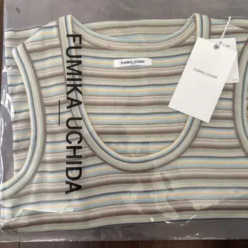 FUMIKA_UCHIDA MULTICOLOR STRIPE 탱크탑
