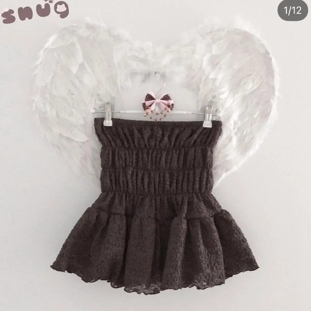 ★Forusring★ CHIFFON LACE MINI SKIRT CHIFFON LACE MINI SKIRT - Forusring | 60% - Asian Fashion