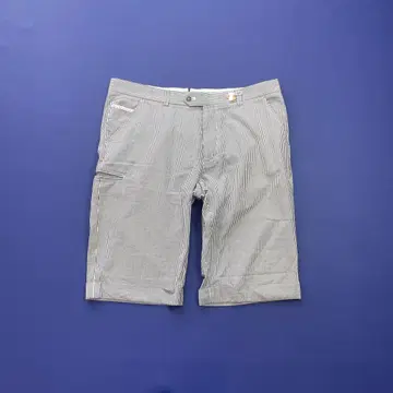 애쉬워스 94 골프 숏 팬츠 남성용 그레이 스트라이프